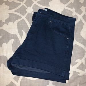 Forever 21 Dark Denim High Waisted Shorts